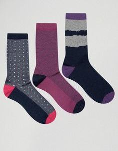 Подарочный набор из 3 пар носков Ted Baker - Мульти