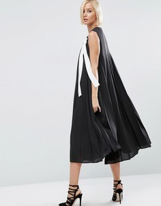 Платье миди в складку ASOS WHITE - Мульти