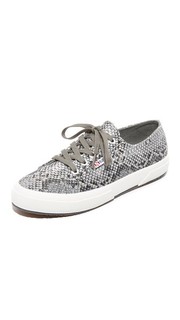 Кроссовки 2750 Cotu с тиснением под змеиную кожу Superga