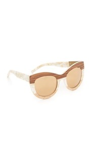 Солнцезащитные очки с отделкой из древесины 3.1 Phillip Lim