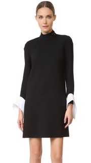 Платье с драпированными манжетами Victoria Victoria Beckham