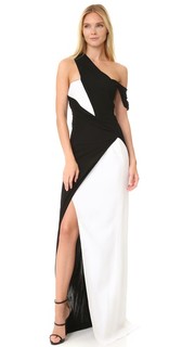 Драпированное вечернее платье Mugler