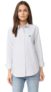 Классическая рубашка из ткани оксфорд Maison Kitsune
