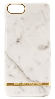 Чехол для iPhone 7 с принтом под белый мрамор Richmond & Finch