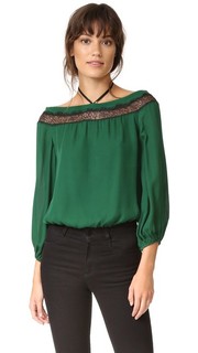 Шелковая блузка Esmeralda Alice + Olivia
