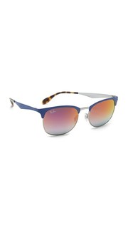 Matte Clubmaster Sunglasses Ray Ban