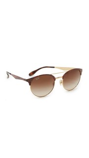 Etched Retro Round Aviator Sunglasses Ray Ban