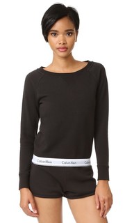 Современная толстовка из хлопка с длинными рукавами Calvin Klein Underwear