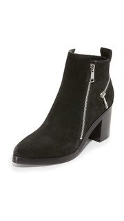 Zip Suede Booties Kenzo