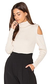 Cut out ribbed turtleneck sweater - 525 america
