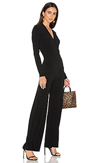 Modern side drape jumpsuit - Norma Kamali