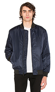 Куртка бомбер flight satin - Stussy