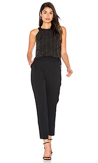 Frances beaded mesh jumpsuit - Ella Moss