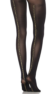 Gold back seam tight - Pretty Polly