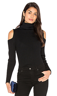 Cut out ribbed turtleneck sweater - 525 america