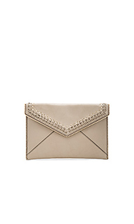 Wipstitch leo clutch - Rebecca Minkoff