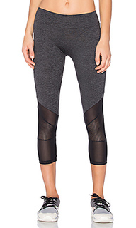 Sport mesh combo crop leggings - Lanston