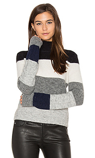 Calais v back striped sweater - Equipment