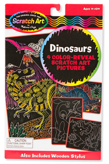 Scrach art Динозавры Melissa &amp; Doug