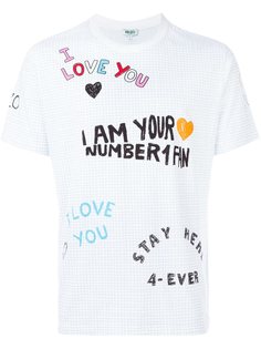футболка 'I Love You'  Kenzo