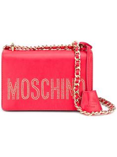 stud embellished shoulder bag Moschino
