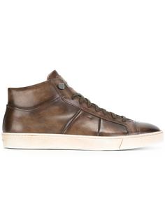 ботинки на шнуровке Santoni