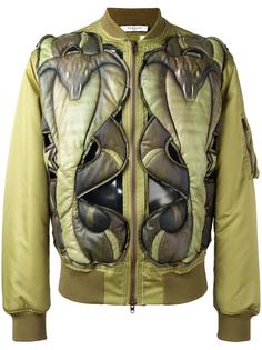 cobra embossed bomber jacket Givenchy