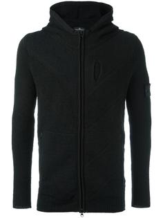 фактурная толстовка на молнии с капюшоном Stone Island Shadow Project