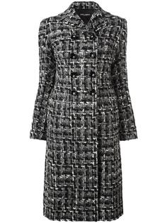 твидовое пальто длины миди Dolce &amp; Gabbana