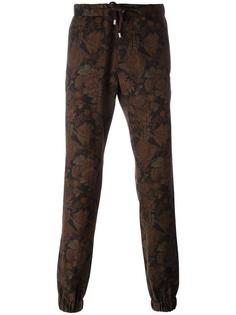 узкие брюки с рисунком Etro
