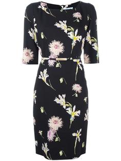 платье с цветочным рисунком Blumarine
