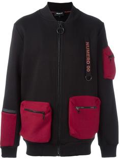 куртка-бомбер с карманами на молнии Numero00