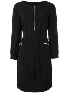 платье с поясом и молниями Boutique Moschino