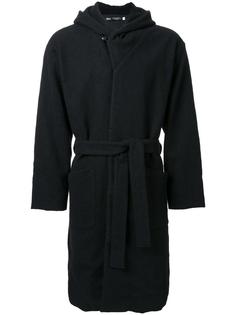 hooded robe coat Gold