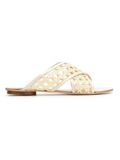 leather flat sandals Manolita