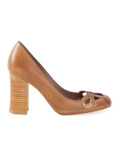 chunky heel pumps Sarah Chofakian