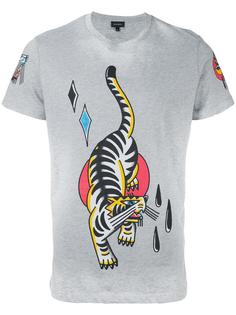 футболка с принтом тигра Diesel