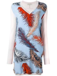 платье с принтом перьев Emilio Pucci