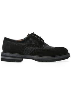 твидовые ботинки Дерби Santoni