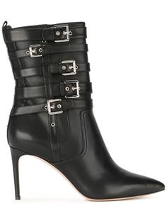 сапоги по щиколотку с пряжками Casadei