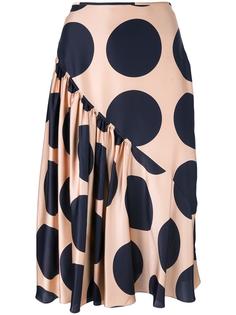 юбка с крупным узором в горох Stella McCartney