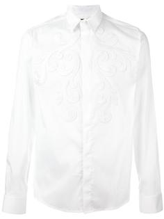 рубашка с вышивкой в стиле "барокко" Christian Pellizzari