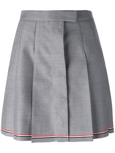 плиссированная юбка А-образного кроя   Thom Browne