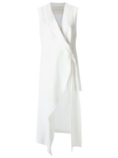 asymmetric vest Giuliana Romanno