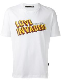 футболка 'Love Invaders'  Love Moschino