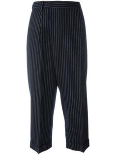 pinstriped tapered trousers Alberto Biani