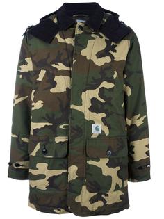 camouflage print parka Carhartt