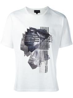 футболка с графическим принтом Emporio Armani