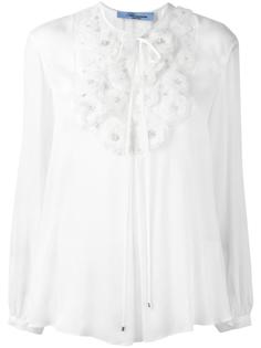 блузка с вышивкой Blumarine