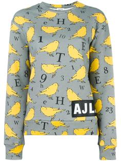 bird print sweatshirt  Au Jour Le Jour
